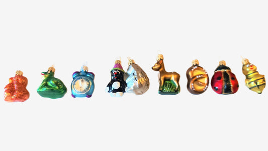 Czech Glass Christmas Ornaments: Hand-Painted Tree Decor