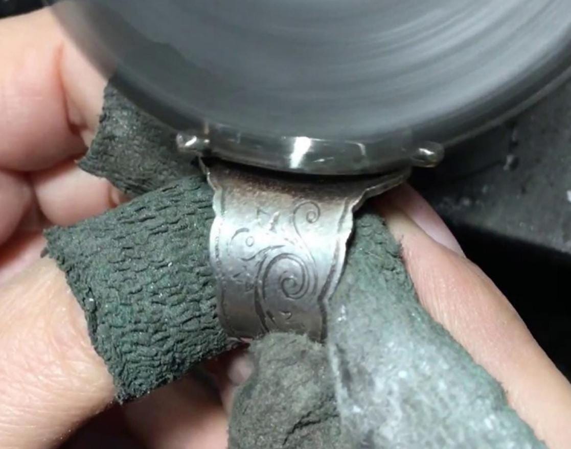 Silver Handmade Inlay Pendant/Earring Set Semi Precious Abalone Shell- Heart