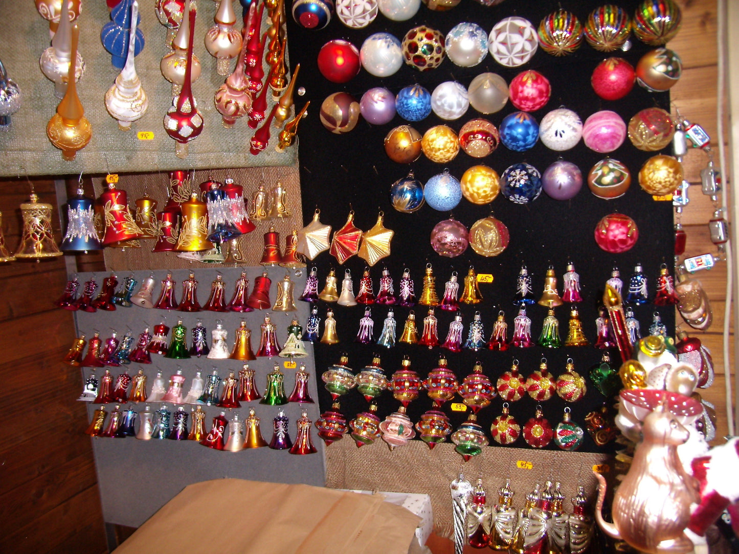 Czech Republic, Glass Blown, Hand Painted Christmas Tree Ornament - Swan with clip