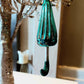 Vintage Czech Republic, Glass Blown, Hand Painted Christmas Tree Ornament - Umbrella Various Colours