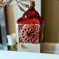 Vintage Czech Republic, Glass Blown, Hand Painted Christmas Tree Ornament - Clock