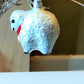 Vintage Czech Republic, Glass Blown, Hand Painted Christmas Tree Ornament - Sheep