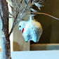 Vintage Czech Republic, Glass Blown, Hand Painted Christmas Tree Ornament - Sheep