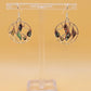 Silver Handmade Inlay Pendant/Earring Set Semi Precious Abalone Shell- Multi
