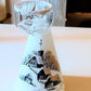 Vintage Czech Glass Angel Christmas Ornament: Hand-Painted Candle Holder