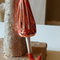 Vintage Czech Republic, Glass Blown, Hand Painted Christmas Tree Ornament - Umbrella Various Colours