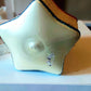 Vintage Czech Glass Christmas Ornament: Hand-Painted Glittery House