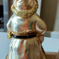 Vintage Czech Republic, Glass Blown, Hand Painted Christmas Tree Ornament - Very Large Santa