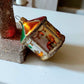 Vintage Czech Republic, Glass Blown, Hand Painted Christmas Tree Ornament - Carousel