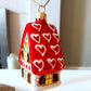Vintage Czech Republic, Glass Blown, Hand Painted Christmas Tree Ornament - Ginger Bread House