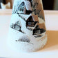 Vintage Czech Glass Angel Christmas Ornament: Hand-Painted Candle Holder
