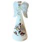 Czech Glass Angel Christmas Ornament: Hand-Painted Winter Village