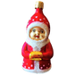 Czech Republic, Glass Blown, Hand Painted Christmas Tree Ornament - Gnome