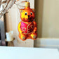 Vintage Czech Republic, Glass Blown, Hand Painted Christmas Tree Ornament - Teddy a pair ( x 2 )