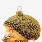 Vintage Czech Republic, Glass Blown, Hand Painted Christmas Tree Ornament - Hedgehog