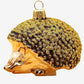 Vintage Czech Republic, Glass Blown, Hand Painted Christmas Tree Ornament - Hedgehog