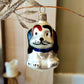 Vintage Czech Republic, Glass Blown, Hand Painted Christmas Tree Ornament - Dog