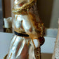 Vintage Czech Republic, Glass Blown, Hand Painted Christmas Tree Ornament - Very Large Santa