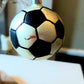 Vintage Czech Republic, Glass Blown, Hand Painted Christmas Tree Ornament - football