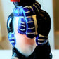 Vintage Hand Painted Glass Penguin Christmas Ornament - Czech Republic