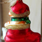 Vintage Czech Republic, Glass Blown, Hand Painted Christmas Tree Ornament - Cat in Boot