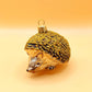 Vintage Czech Republic, Glass Blown, Hand Painted Christmas Tree Ornament - Hedgehog
