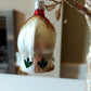 Vintage Czech Republic, Glass Blown, Hand Painted Christmas Tree Ornament - Elephant Ganesha