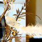 Vintage Czech Republic, Glass Blown, Hand Painted Christmas Tree Ornament - Swan with clip