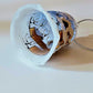 Vintage Czech Glass Bell Ornament: Hand-Painted Winter Village
