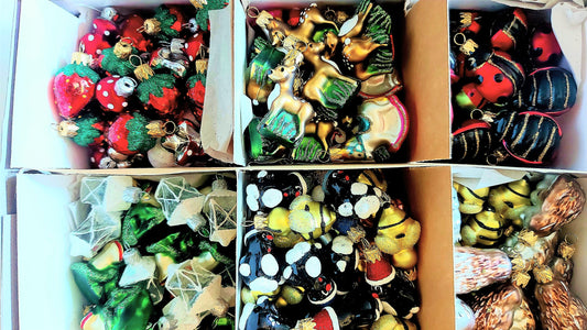 Vintage Czech Glass Christmas Ornaments: Hand-Painted Tree Decor