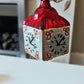 Vintage Czech Republic, Glass Blown, Hand Painted Christmas Tree Ornament - Clock