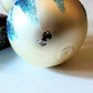 Vintage Czech Republic, Glass Blown, Hand Painted Christmas Tree Ornament - 2 Tier Snowman (reduced)
