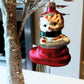 Vintage Czech Republic, Glass Blown, Hand Painted Christmas Tree Ornament - Cat in Boot