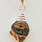 Silver Handmade Inlay Pendant Semi Precious Abalone Shell- Shell