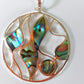 Silver Handmade Inlay Pendant Semi Precious Abalone Shell- Multi