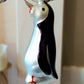 Vintage Czech Republic, Glass Blown, Hand Painted Christmas Tree Ornament - Penguin