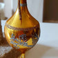 Vintage Czech Republic, Glass Blown, Hand Painted Christmas Tree Ornament - Genie Lamp gold/silver