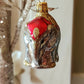 Vintage Czech Republic, Glass Blown, Hand Painted Christmas Tree Ornament - Elephant Ganesha