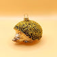 Vintage Czech Republic, Glass Blown, Hand Painted Christmas Tree Ornament - Hedgehog