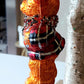 Vintage Czech Republic, Glass Blown, Hand Painted Christmas Tree Ornament - Large Teddy Bear