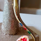 Vintage Czech Republic, Glass Blown, Hand Painted Christmas Tree Ornament - Saxaphone