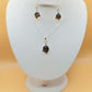 Silver Handmade Inlay Pendant/Earring Set Semi Precious Abalone Shell- Shell