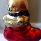 Vintage Czech Republic, Glass Blown, Hand Painted Christmas Tree Ornament - Cat in Boot
