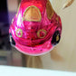 Vintage Czech Republic, Glass Blown, Hand Painted Christmas Tree Ornament - Car