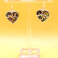 Silver Handmade Inlay Earrings Semi Precious Abalone Shell- Heart