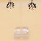 Silver Handmade Inlay Earrings Semi Precious Natural Shell- Tree