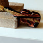 Vintage Czech Republic, Glass Blown, Hand Painted Christmas Tree Ornament - Violin