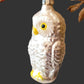 Vintage Czech Republic, Glass Blown, Hand Painted Christmas Tree Ornament - Owl
