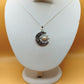 Silver Handmade Inlay Pendant Semi Precious Abalone Shell- Moon/Sun