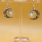 Silver Handmade Inlay Pendant/Earring Set Semi Precious Abalone Shell- Sun/Moon
